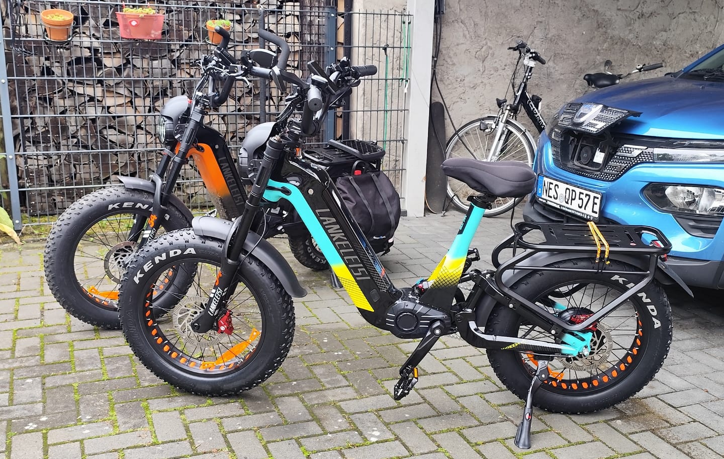 Customer photo review of Lankeleisi RX800 Plus 2025 Version 1000W 20" Fat Bike 960Wh Full Suspension Electric Bike with Torque Sensor 48V 20Ah Battery SUV E-Bike