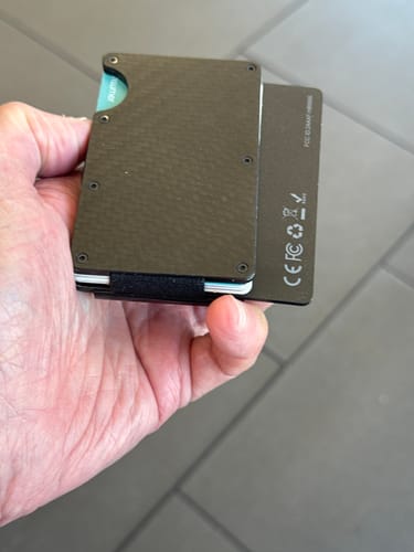 Customer photo review of SPOTMINDERS. Tracking card