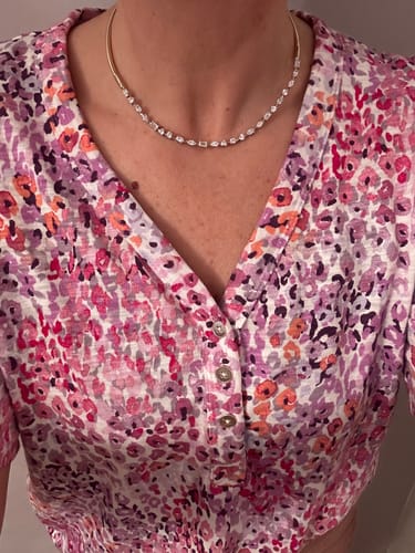Customer photo review of Half Torque and Multi Shape Necklace ™