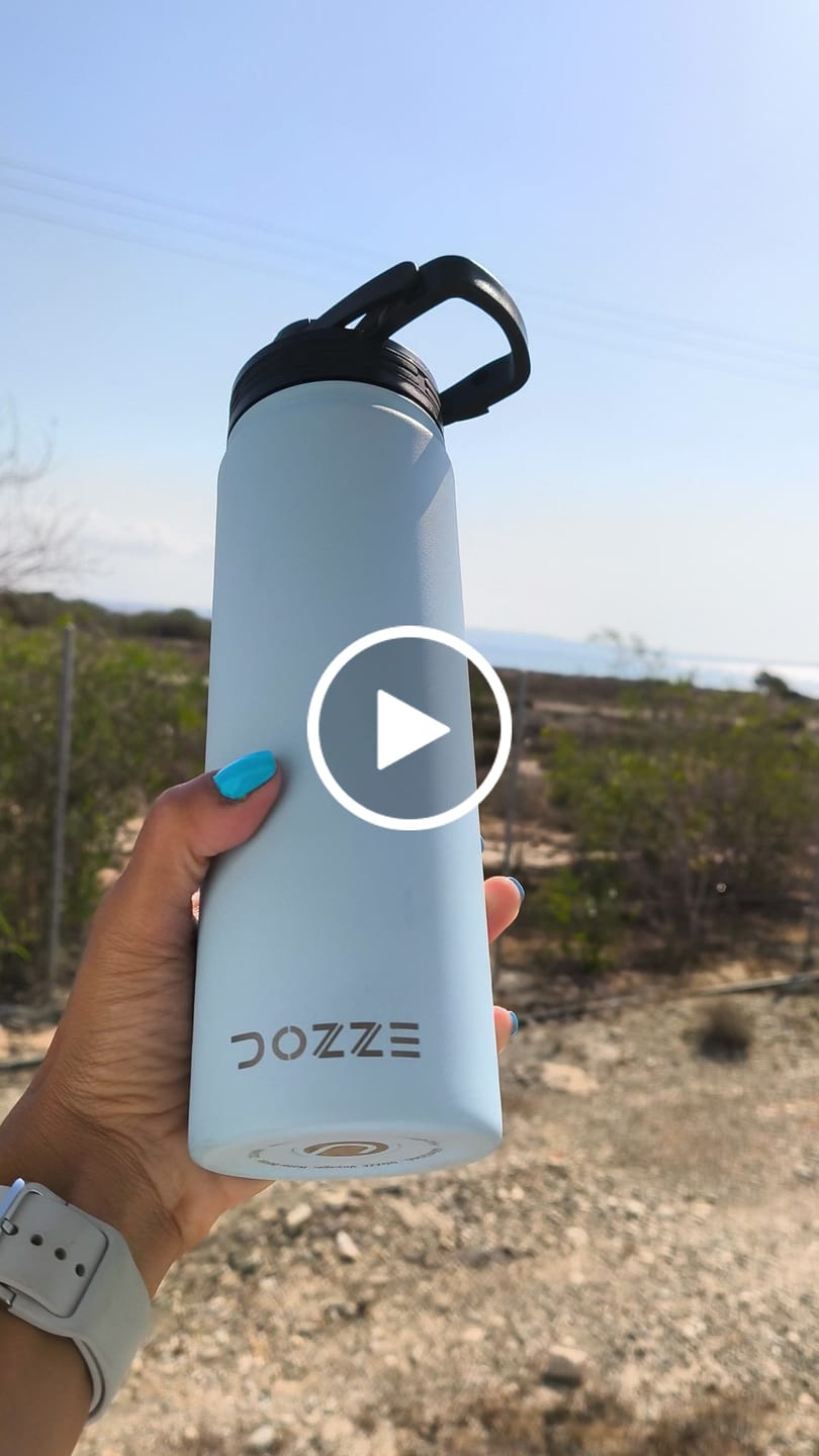 Customer video review of DOZZE Voyager Water Bottle