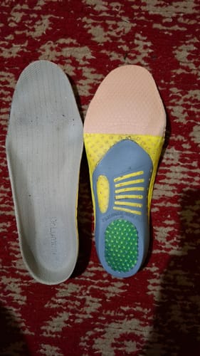 Customer photo review of Ortopéd Pro Talpbetét Plantar Fasciitis Enyhítésére