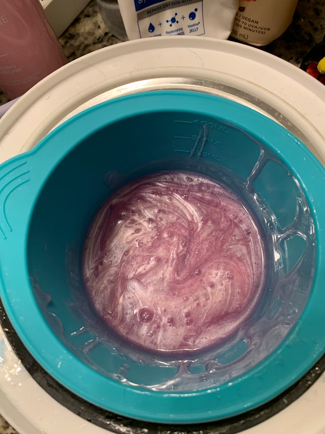 Customer photo review of Aurora Rose Signature Jelly Wax