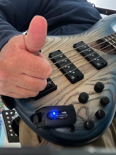 Customer photo review of [New USB-C] CFG SonikSphere 5.8GHz High-Fidelity Guitar/Bass Wireless System