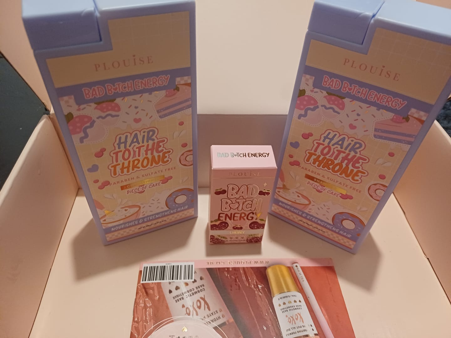 Customer photo review of Hair To The Throne Shampoo