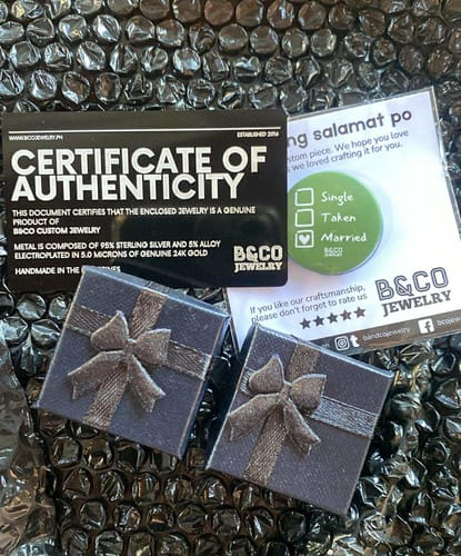 Customer photo review of Petite Venise Wedding Rings