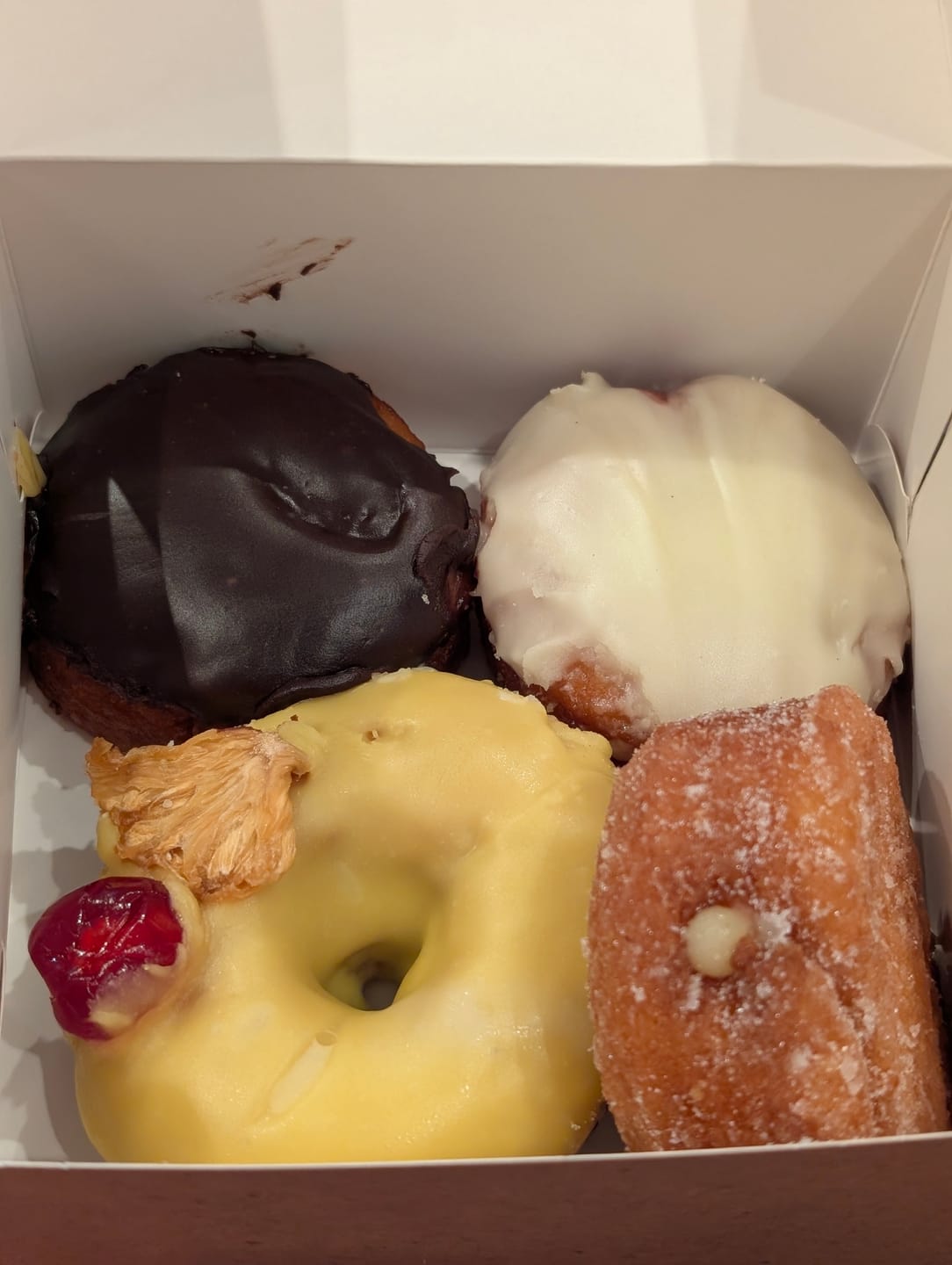 Customer photo review of The Custard Box