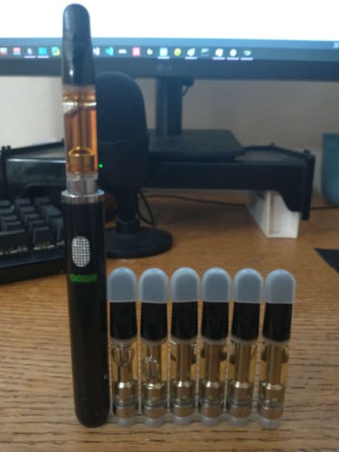 Customer photo review of 1 Gram THC-A Blend Vape Cartridge | Sour Diesel - Sativa