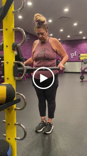 Customer video review of Messy Bun Fitted Rocker Tank