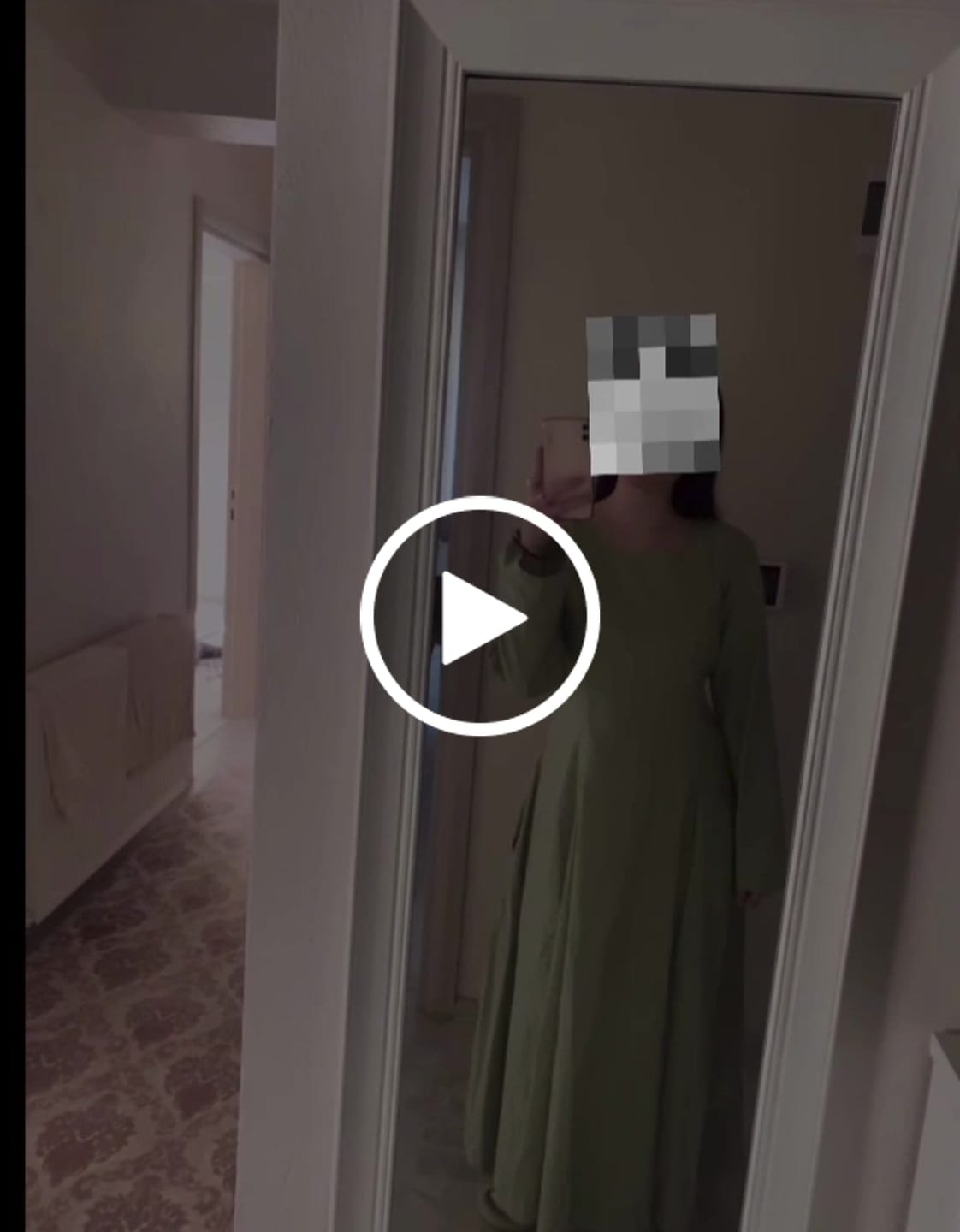 Customer video review of Linen Lace-Up Dress in Sage
