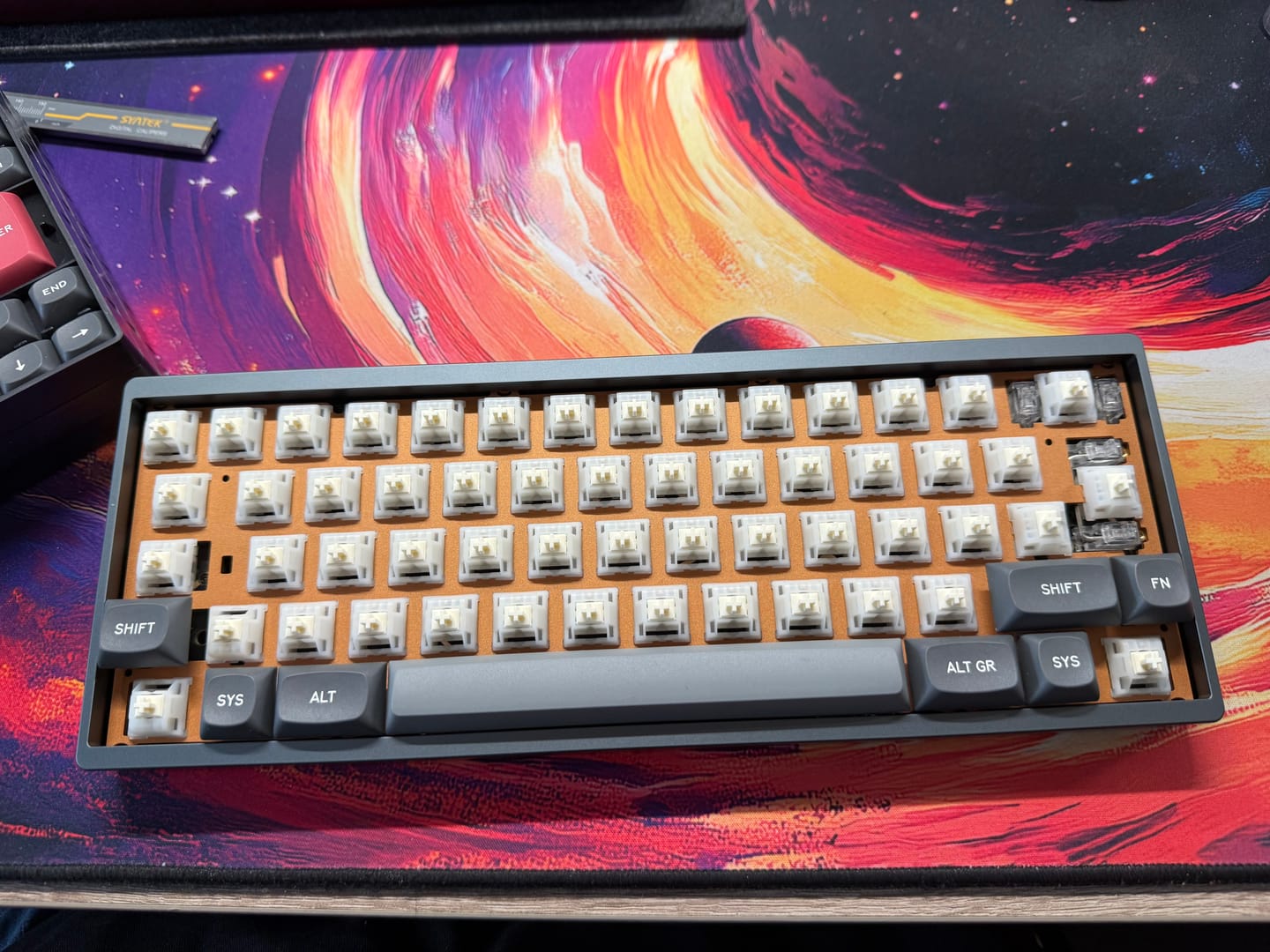 Customer photo review of NEO X KEYGEEK OAT LINEAR SWITCH FACTORY LUBED EDITION (10PCS)