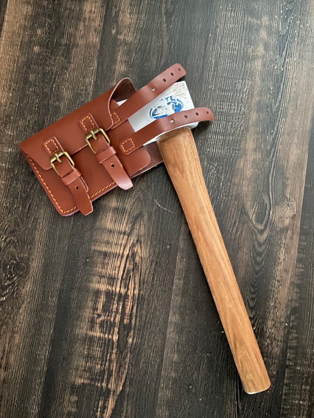 Customer photo review of Universal Axe Head Sheath