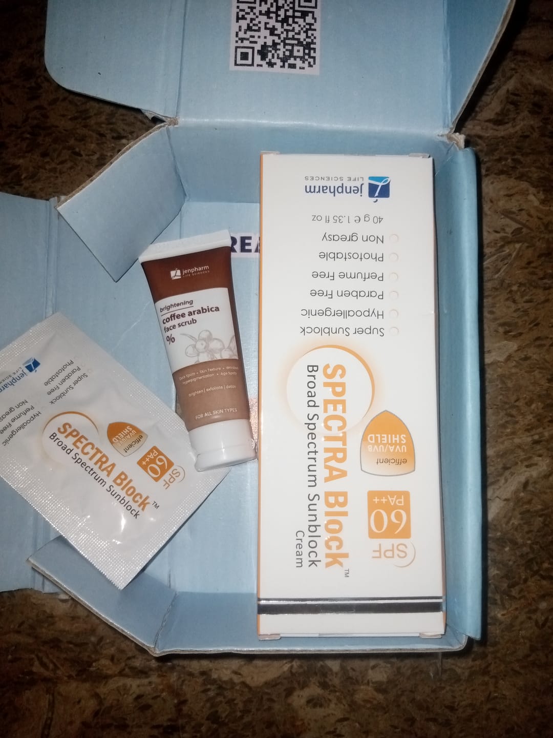 Customer photo review of Spectra Block SPF60
