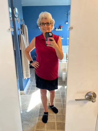 Customer photo review of Topanga Skort - Black