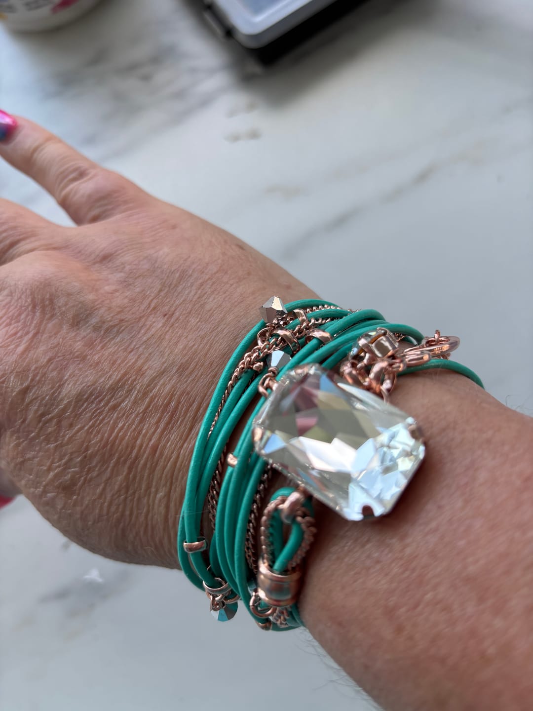 Customer photo review of Stardust Bracelet