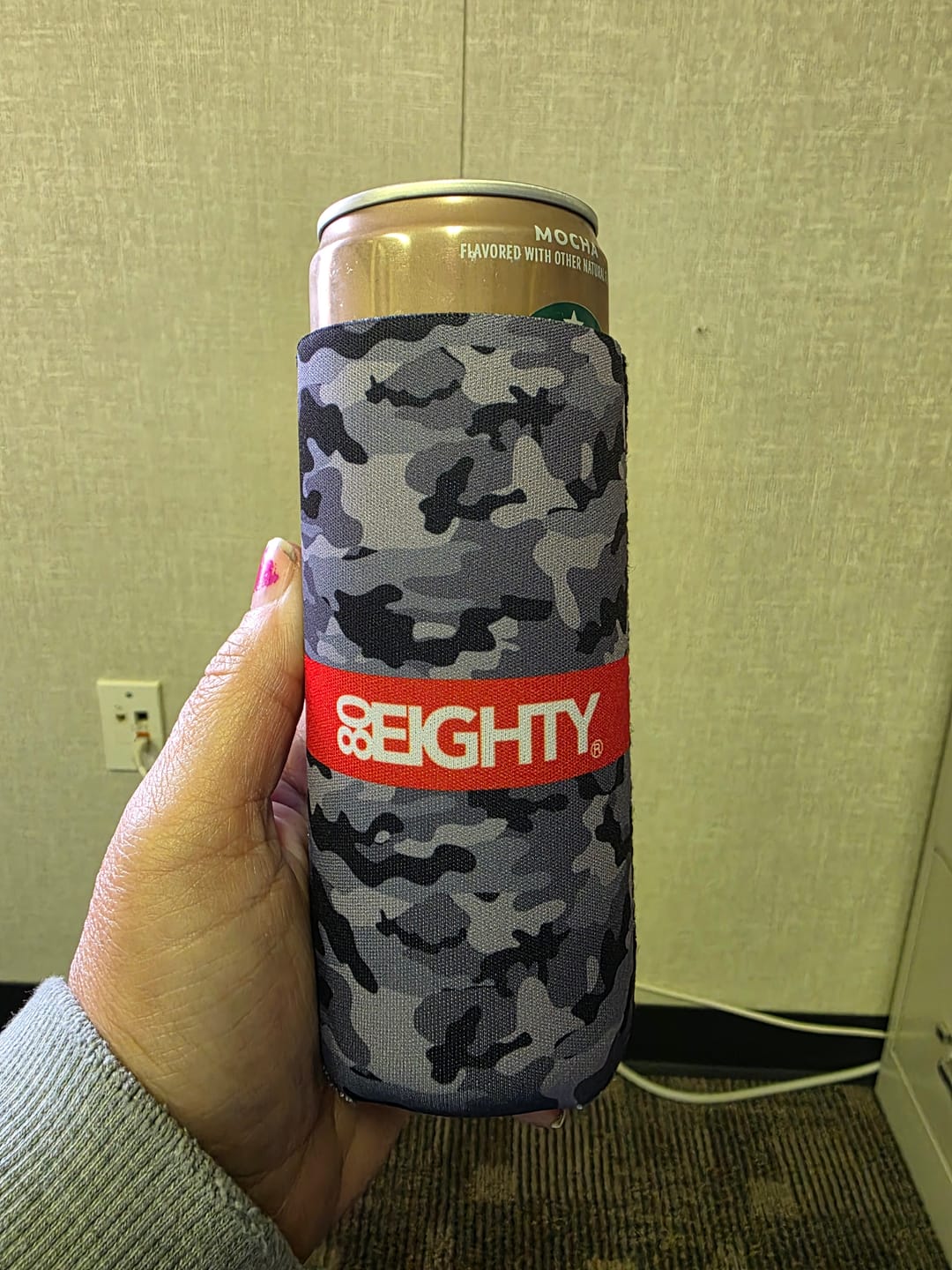 Customer photo review of 80Eighty® Camo Slim Koozie