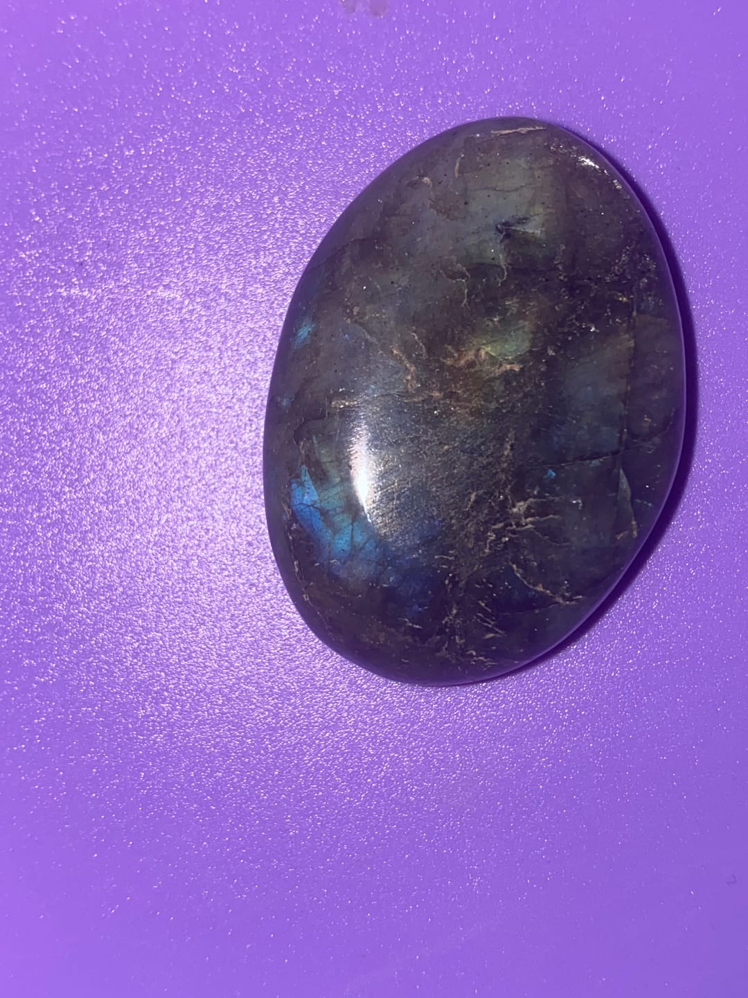 Customer photo review of Labradorite Pocket Stone