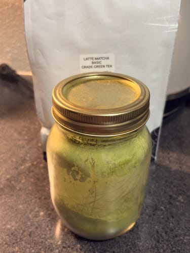 Customer photo review of Latte Matcha Basic Grade