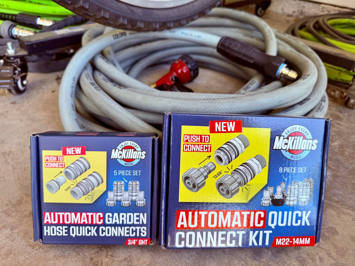 Customer photo review of Automatic Garden Hose Quick Connects