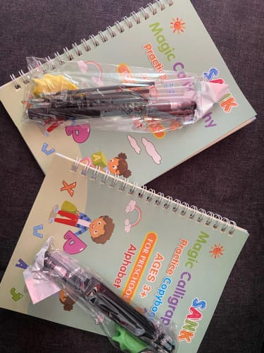 Customer photo review of Pack "Le Petit Génie" - 4 cahiers (+Cadeau Offert)