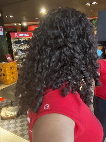 Customer photo review of Umberto Giannini Curly Jelly Scrunching Jelly