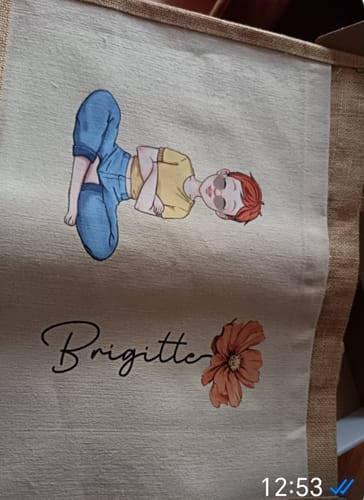 Customer photo review of Summervibes - Personalisierte Tasche für den Strand