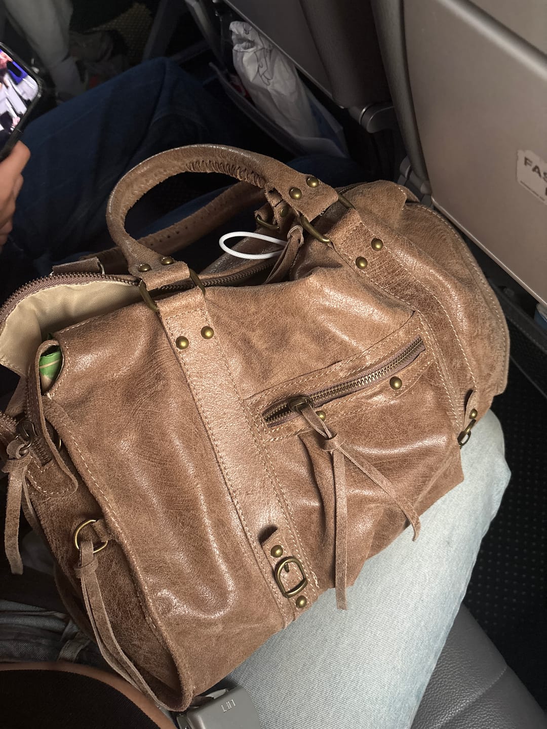 Customer photo review of It girl bag teddy brown