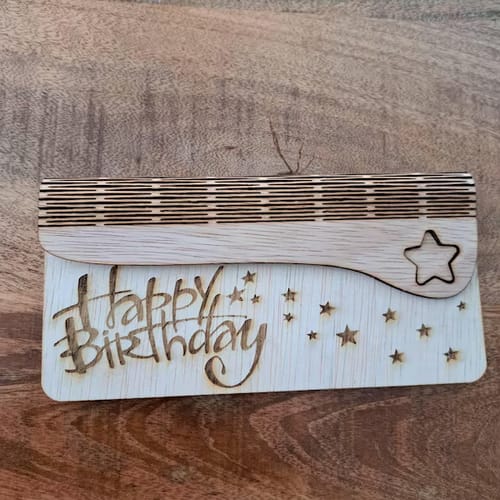 Customer photo review of Envelope for money 6 set laser cut svg file