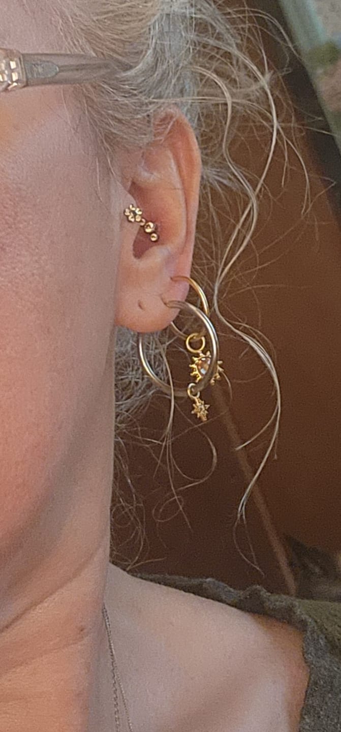 Customer photo review of Icy North Star Charm