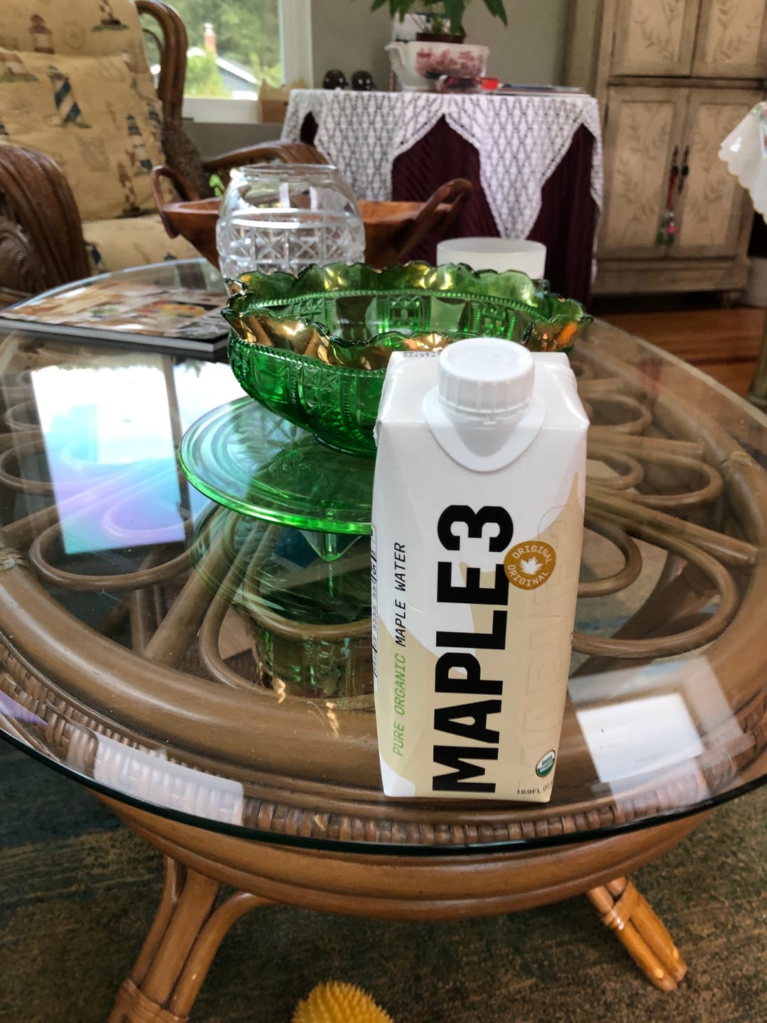 Customer photo review of Pure Organic Maple Water