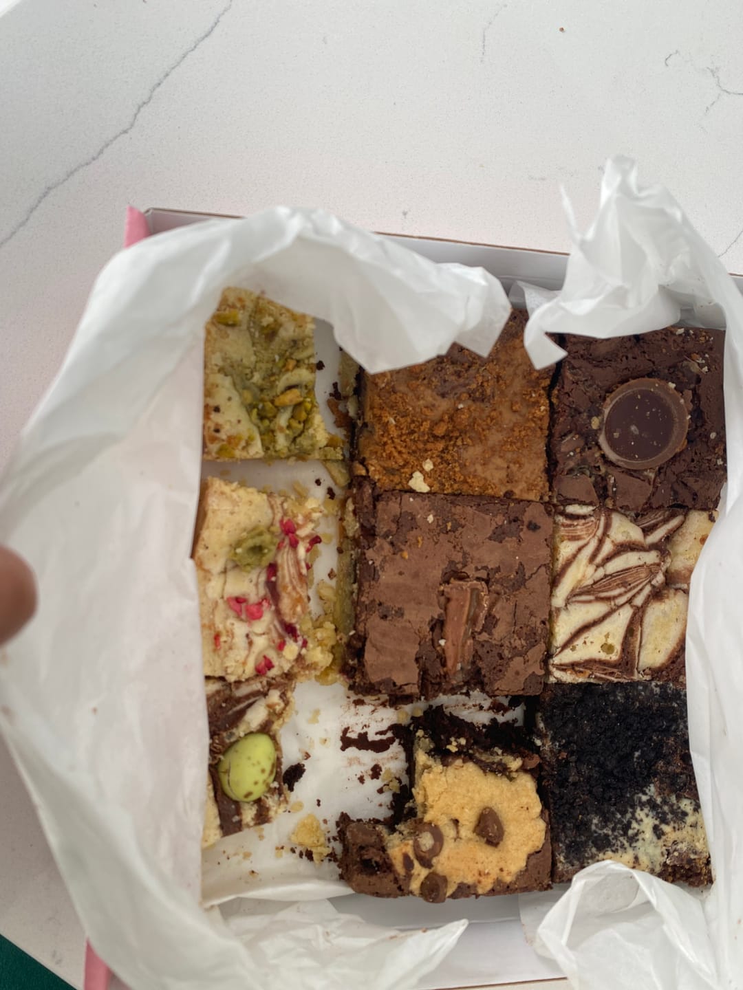 Customer photo review of Brownie & Blondie Mixed Box