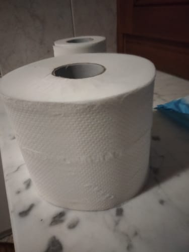 Customer photo review of CARTA IGIENICA PRESA - L'Unica carta senza aria che pesa