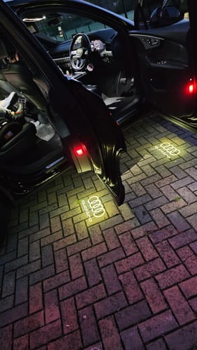 Customer photo review of AUDI DOOR LIGHTS