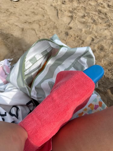 Customer photo review of Bolsa MyBigBag Rayas Verde