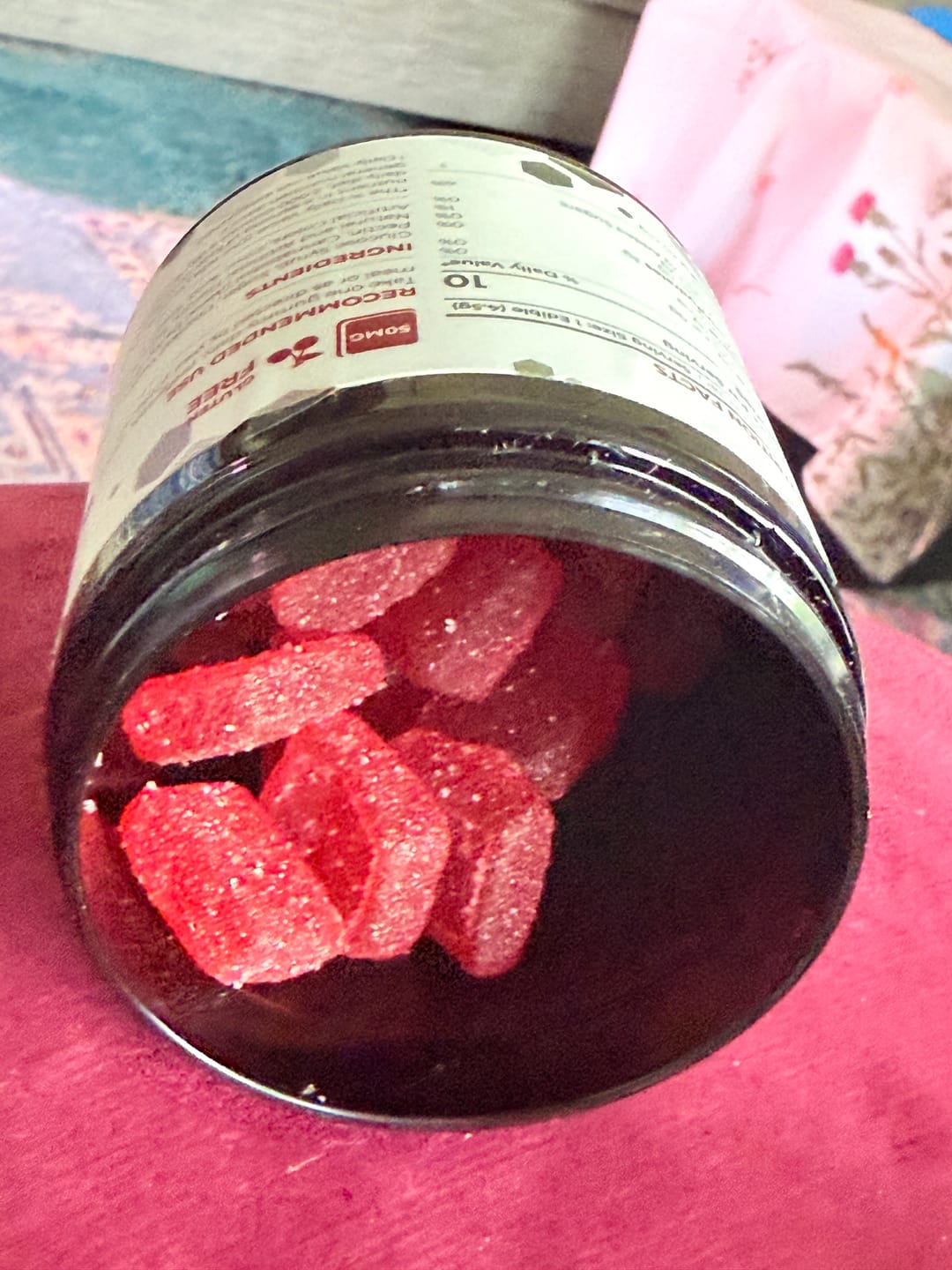 Customer photo review of Cherry CBD Gummies 1500 MG - THC Free