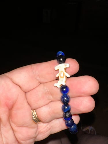 Customer photo review of The Shark Week Bracelet