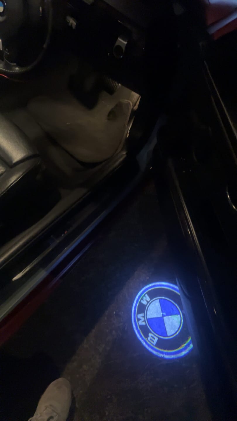 Customer photo review of BMW LED Car Door Welcome Logo Shadow Lights | E/F Chassis