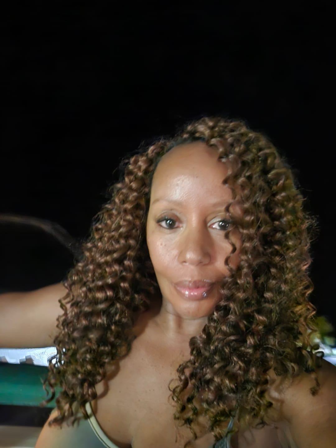 Customer photo review of Freetress Crochet Braid - BEACH CURL 12"-18"