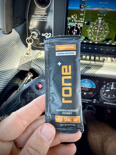 Customer photo review of 100mg Caffeine - TANGERINE - SuperCharged Honey (20-Pack)