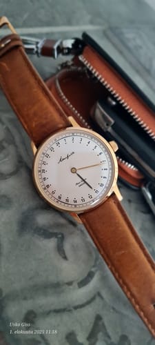 Customer photo review of First Season Gold White with Lt Brown Leather