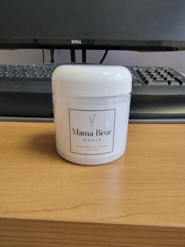 Customer photo review of Mama Bear Nerve Relief Lotion