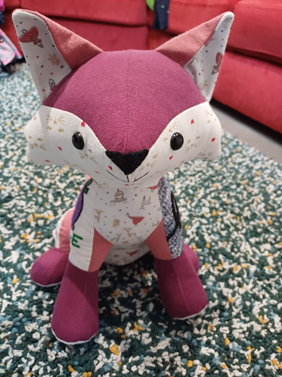 Customer photo review of Renard en peluche souvenir