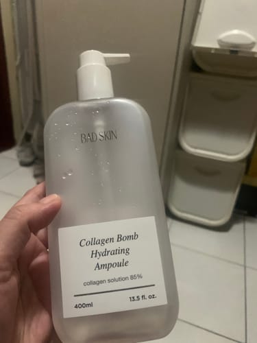 Customer photo review of Bad Skin™ Korean Collagen Bomb Hydrating Ampoule