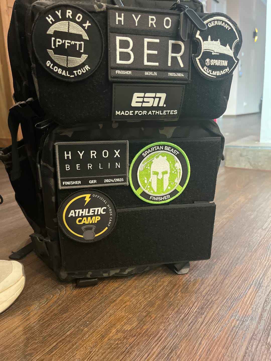 Customer photo review of Panel de Velcro para Mochilas de 45L Negro