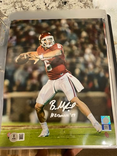 Customer photo review of Baker Mayfield Autograph Signing