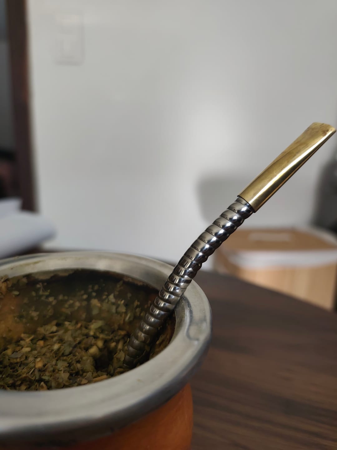 Customer photo review of Bombilla Pico de Rey spirale – inox et bronze 16–18 cm