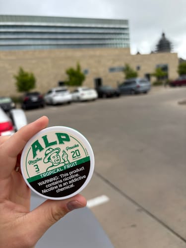 Customer photo review of Tropical Fruit Nicotine Pouches