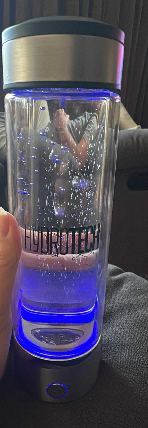 Customer photo review of Hydrogen Water Bottle