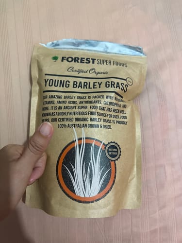 Customer photo review of Certified Organic Australian Barley Grass