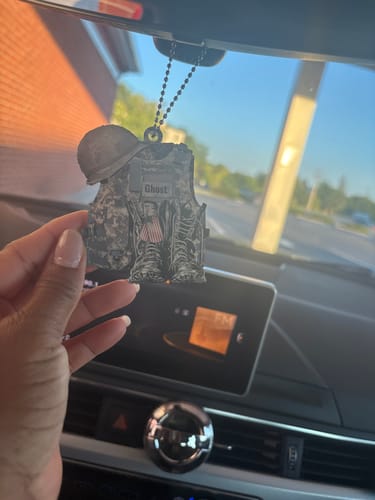 Customer photo review of Military Uniform - Boots & Hat - Personalized Flat Acrylic Ornament