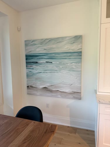 Customer photo review of 'Lake Ontario' Framed Canvas